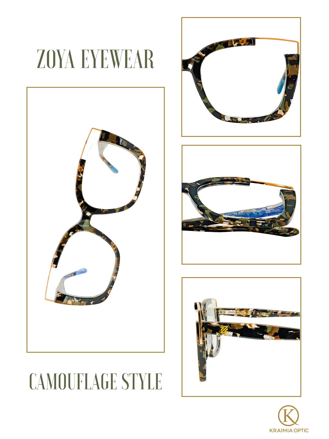 Post6 Lunette avec applique zoya