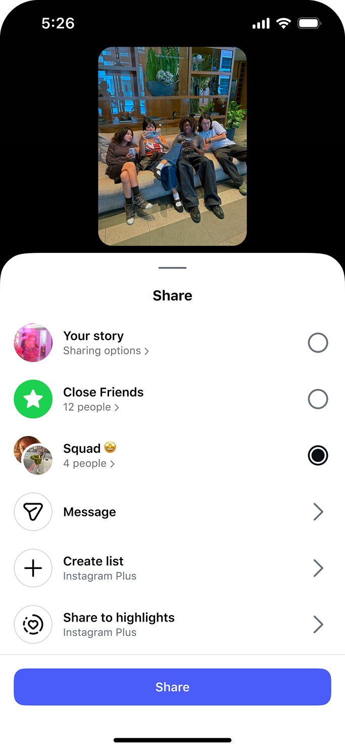 Instagram Plus Audience Control pour gérer plusieurs listes d’audience